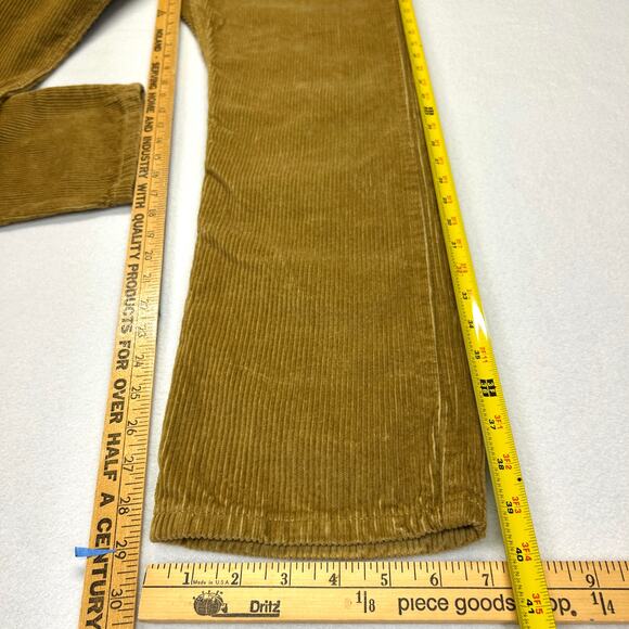 Levis Pants Womens 30x29 Brown Corduroy Stretch Preppy Casual NWT IRREGULAR 5222 - Picture 8 of 13